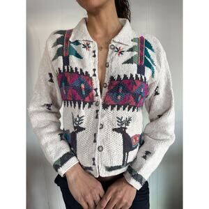 Vintage Handknit Cardigan